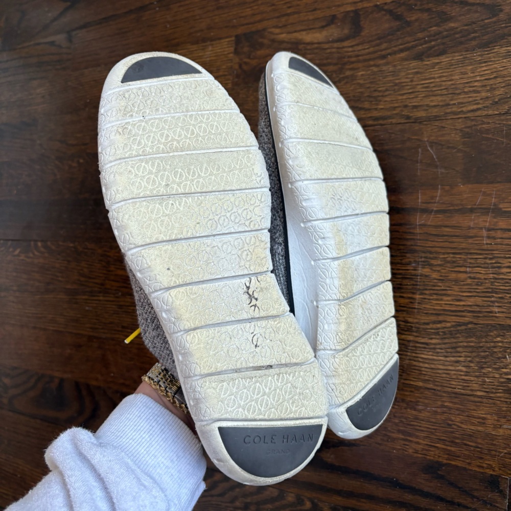 Cole Haan Gray Knit Sneakers for Men Size 9 - Picture 4 of 5
